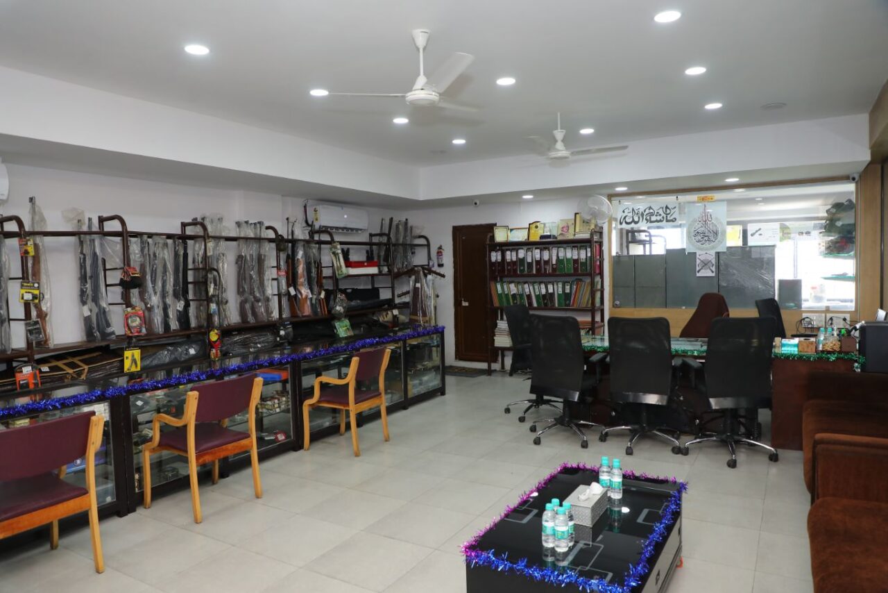Gun Affairs showroom in Banjara Hills, Hyderabad